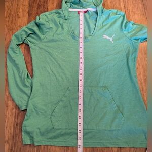 Puma Green Pullover with White Logo